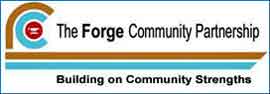 Forge logo and link to website